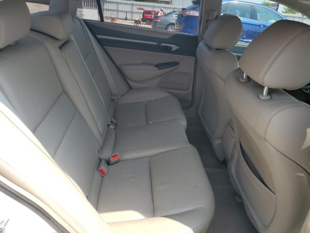 1HGFA16959L004013 - 2009 HONDA CIVIC EXL WHITE photo 10