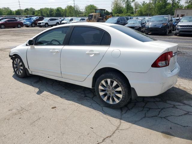 1HGFA16959L004013 - 2009 HONDA CIVIC EXL WHITE photo 2