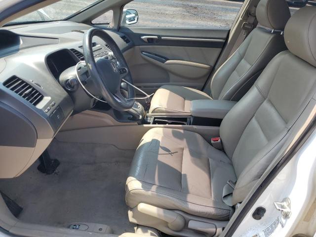 1HGFA16959L004013 - 2009 HONDA CIVIC EXL WHITE photo 7