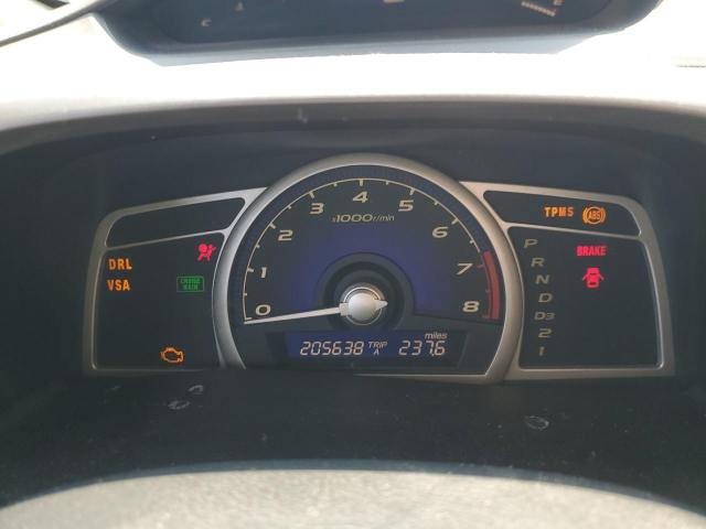 1HGFA16959L004013 - 2009 HONDA CIVIC EXL WHITE photo 9