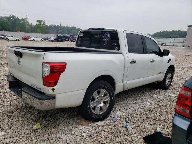 1N6AA1EJ4HN542058 - 2017 NISSAN TITAN S WHITE photo 3