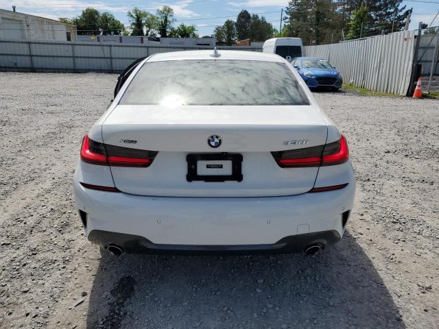 3MW5R7J03L8B19686 - 2020 BMW 330XI WHITE photo 6