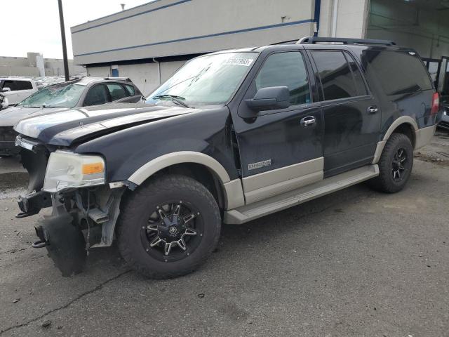 1FMFK18548LA69578 - 2008 FORD EXPEDITION EL EDDIE BAUER BLACK photo 1