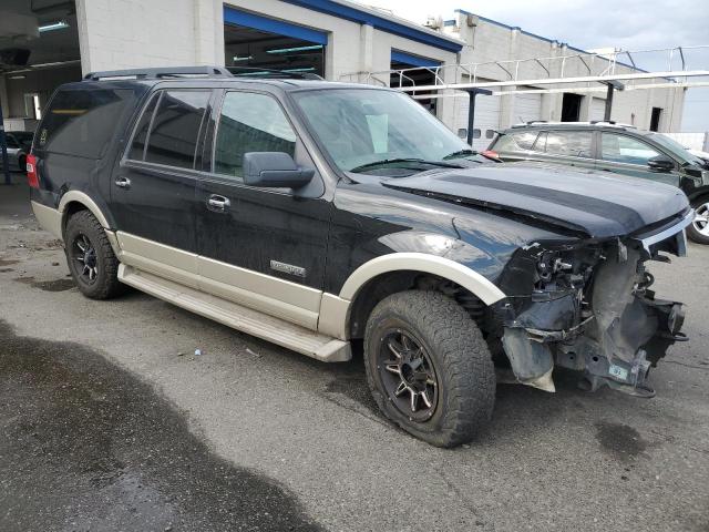 1FMFK18548LA69578 - 2008 FORD EXPEDITION EL EDDIE BAUER BLACK photo 4