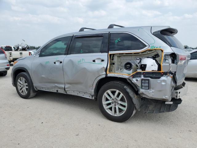 5TDBKRFH2GS238220 - 2016 TOYOTA HIGHLANDER LE SILVER photo 2