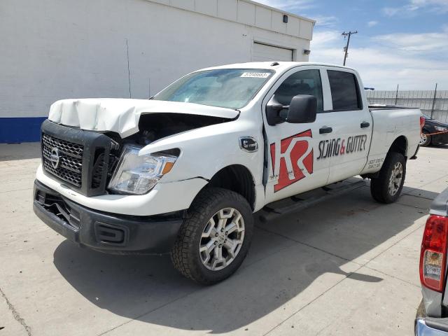 1N6BA1F37KN510829 - 2019 NISSAN TITAN XD S WHITE photo 1