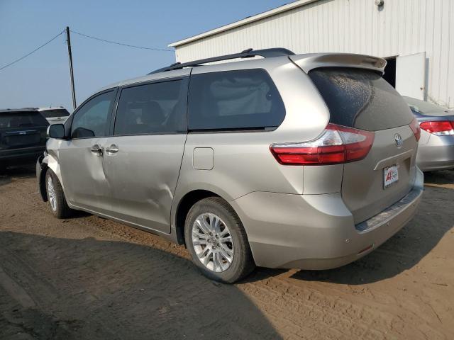 5TDYK3DCXGS735269 - 2016 TOYOTA SIENNA XLE TAN photo 2