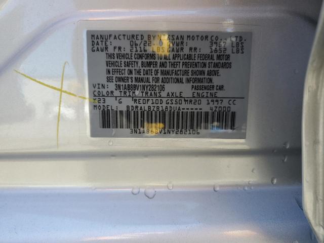 3N1AB8BV1NY282106 - 2022 NISSAN SENTRA S SILVER photo 12