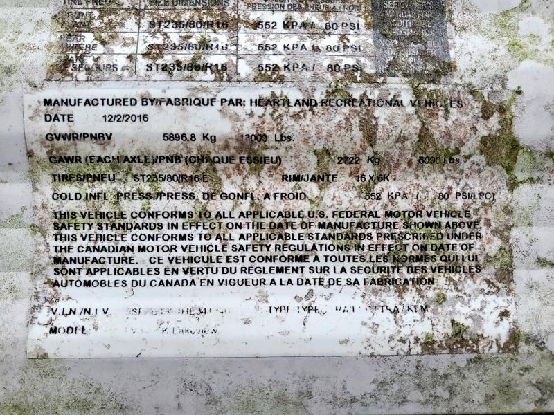 5SFZB4324HE341340 - 2017 HEARTLAND TRAILER 双色 照片 10