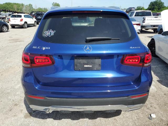 W1N0G8EB8LF791408 - 2020 MERCEDES-BENZ GLC 300 4MATIC BLUE photo 6