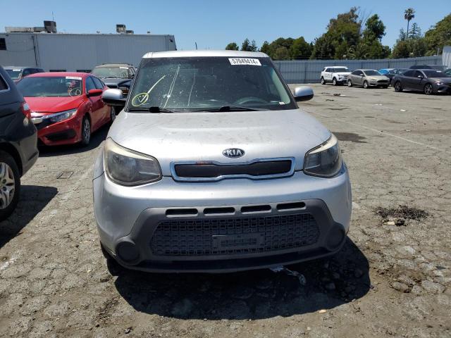 KNDJN2A20E7733472 - 2014 KIA SOUL GRAY photo 5