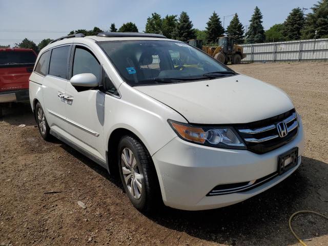 5FNRL5H62FB070923 - 2015 HONDA ODYSSEY EXL WHITE photo 4