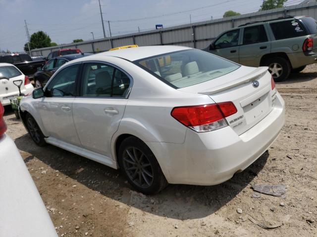 4S3BMFG65A1212737 - 2010 SUBARU LEGACY 2.5GT PREMIUM WHITE photo 2