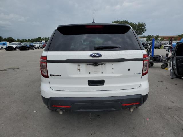 1FM5K8AR7EGB37927 - 2014 FORD EXPLORER POLICE INTERCEPTOR WHITE photo 6