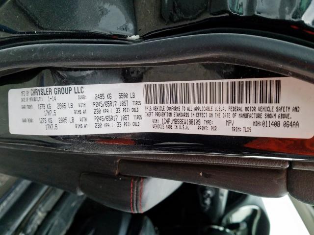 1C4PJMBS8EW188109 - 2014 JEEP CHEROKEE TRAILHAWK  照片 10