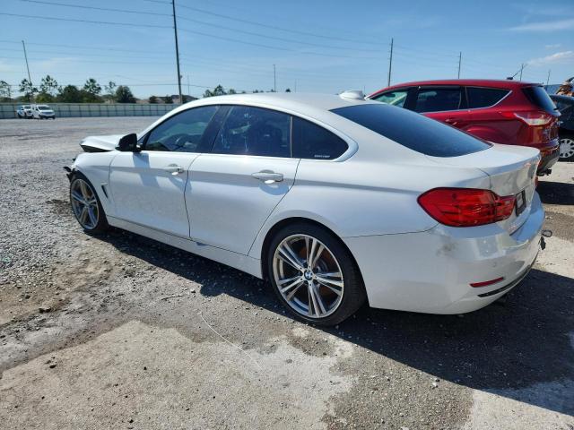 WBA4E3C35HG187374 - 2017 BMW 440I GRAN COUPE WHITE photo 2