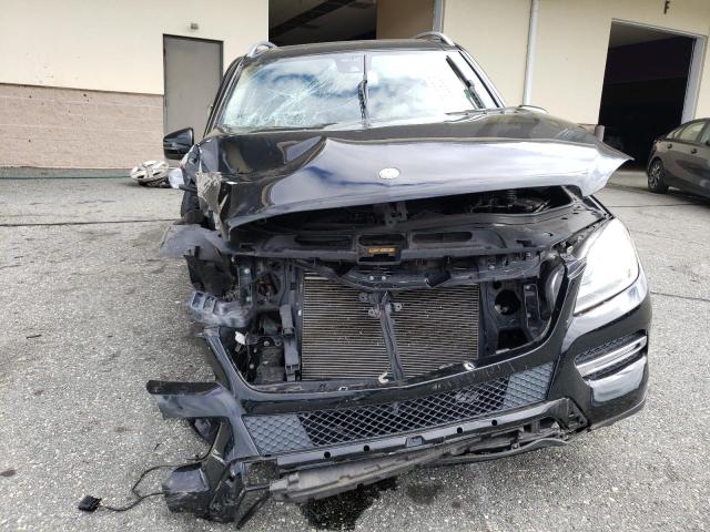 4JGDA5HB0EA386885 - 2014 MERCEDES-BENZ ML 350 4MATIC BLACK photo 5