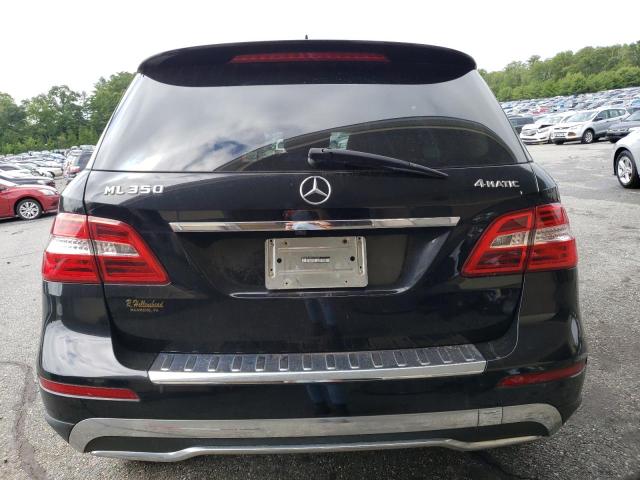 4JGDA5HB0EA386885 - 2014 MERCEDES-BENZ ML 350 4MATIC BLACK photo 6