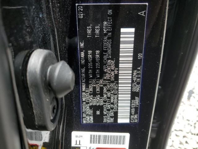 5TDHZRBH8LS018571 - 2020 TOYOTA HIGHLANDER XLE Բորդո լուսանկար 14