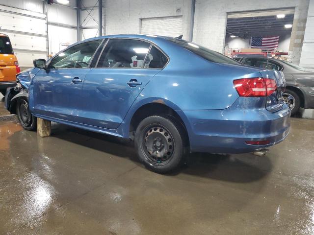 3VW3A7AJ7FM275085 - 2015 VOLKSWAGEN JETTA TDI BLUE photo 2