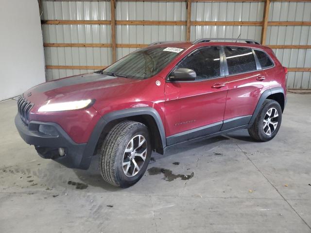 1C4PJMBB3EW160508 - 2014 JEEP CHEROKEE TRAILHAWK RED photo 1