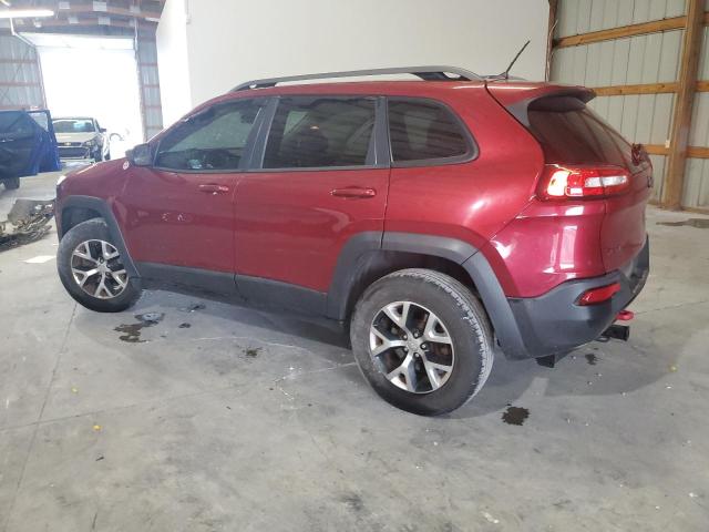 1C4PJMBB3EW160508 - 2014 JEEP CHEROKEE TRAILHAWK RED photo 2