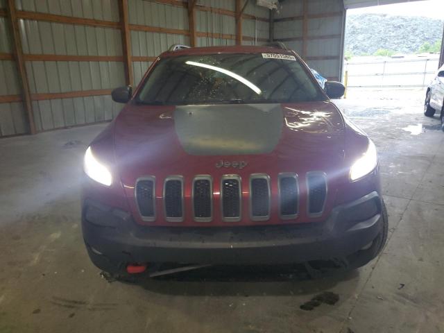 1C4PJMBB3EW160508 - 2014 JEEP CHEROKEE TRAILHAWK RED photo 5