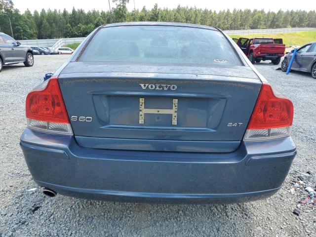 YV1RS592972616727 - 2007 VOLVO S60 2.5T BLUE photo 6