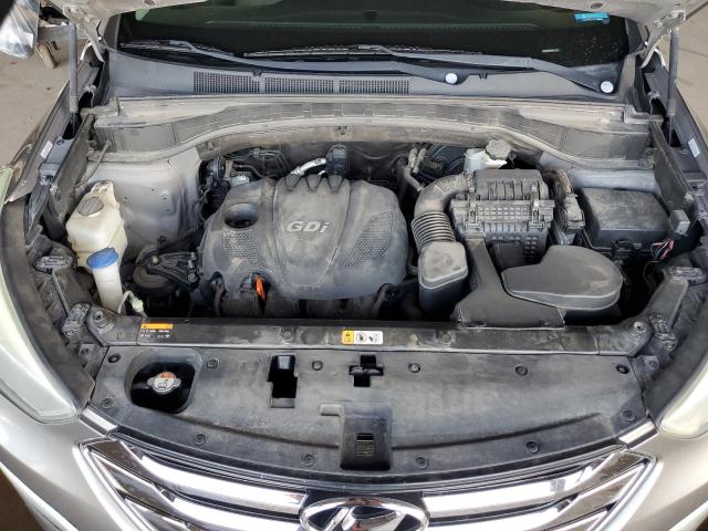 5XYZU3LB9DG114850 - 2013 HYUNDAI SANTA FE S GRAY photo 12