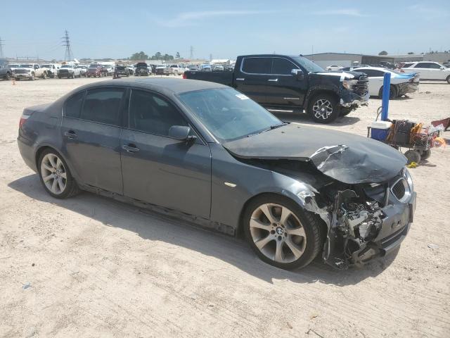 WBANW135X9C161207 - 2009 BMW 5 SERIES I GRAY photo 4