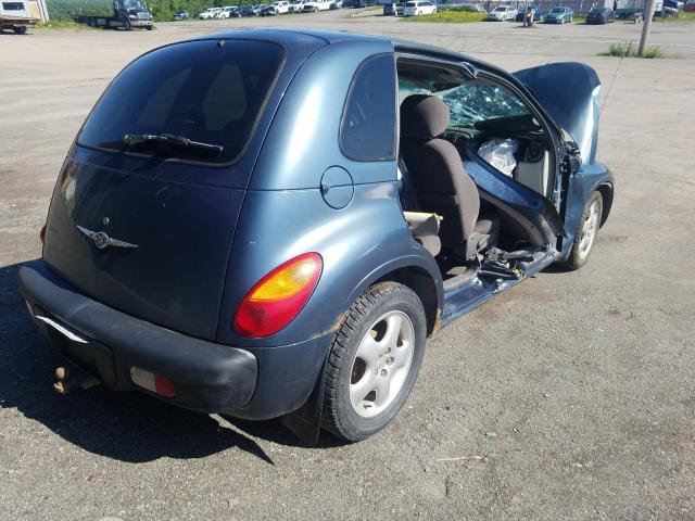 3C4FY48B62T298740 - 2002 CHRYSLER PT CRUISER CLASSIC BLUE photo 3