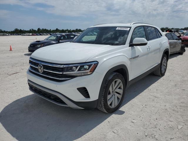 1V2JE2CA2MC233645 - 2021 VOLKSWAGEN ATLAS CROS SE Белый фото 1