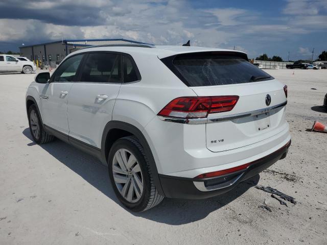 1V2JE2CA2MC233645 - 2021 VOLKSWAGEN ATLAS CROS SE WHITE photo 2