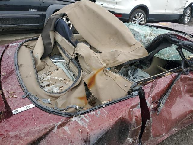 JM1NB353730302507 - 2003 MAZDA MX-5 MIATA BASE BURGUNDY photo 10