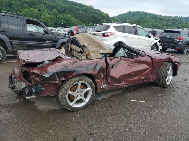 JM1NB353730302507 - 2003 MAZDA MX-5 MIATA BASE BURGUNDY photo 3