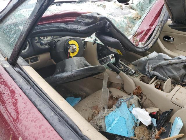 JM1NB353730302507 - 2003 MAZDA MX-5 MIATA BASE BURGUNDY photo 8