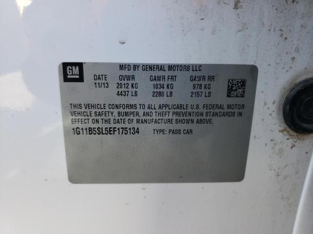 1G11B5SL5EF175134 - 2014 CHEVROLET MALIBU LS Ağ foto 12