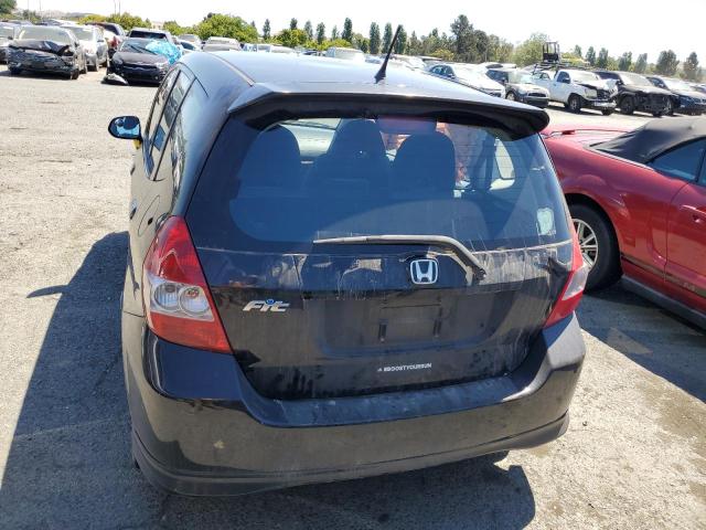 JHMGD38657S065923 - 2007 HONDA FIT S BLACK photo 6