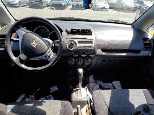 JHMGD38657S065923 - 2007 HONDA FIT S შავი ფოტო 8