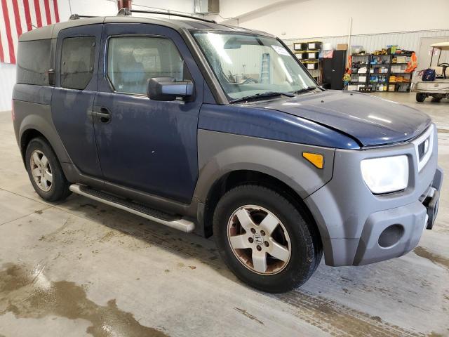 5J6YH28573L004406 - 2003 HONDA ELEMENT EX BLUE photo 4