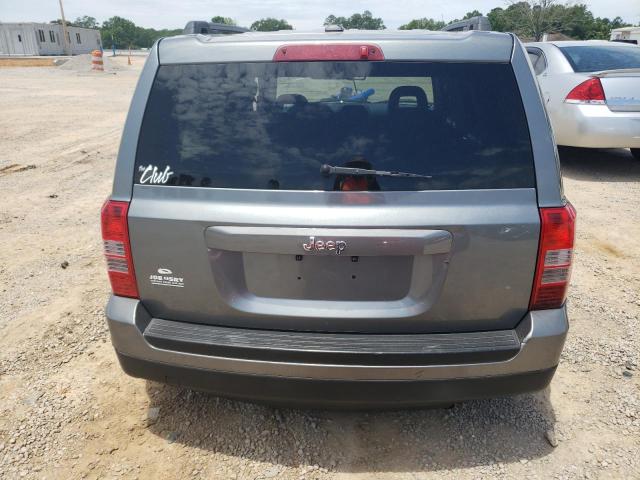 1C4NJPBB7CD652234 - 2012 JEEP PATRIOT SPORT GRAY photo 6