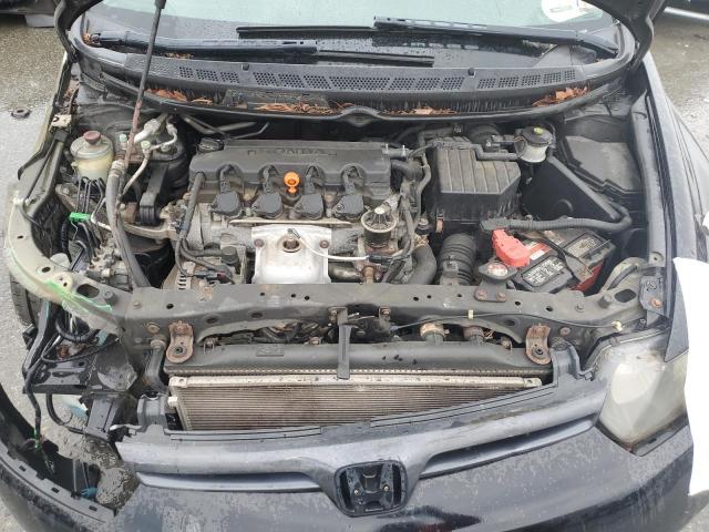 2HGFG12928H544726 - 2008 HONDA CIVIC EXL შავი ფოტო 11