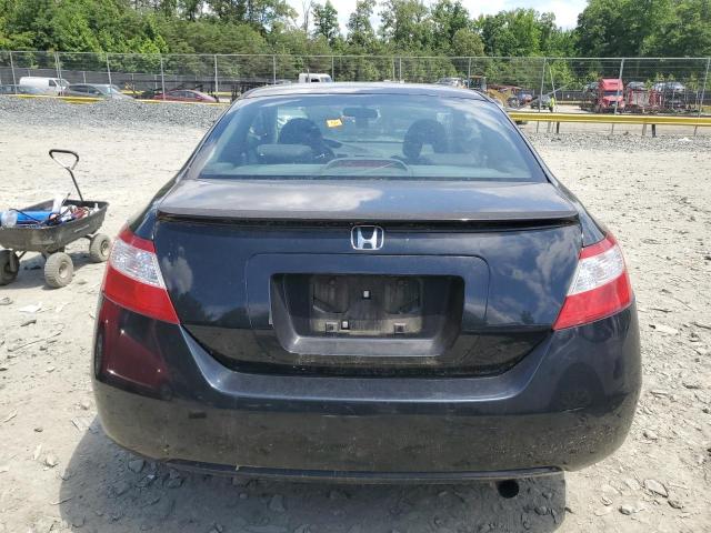 2HGFG12928H544726 - 2008 HONDA CIVIC EXL შავი ფოტო 6