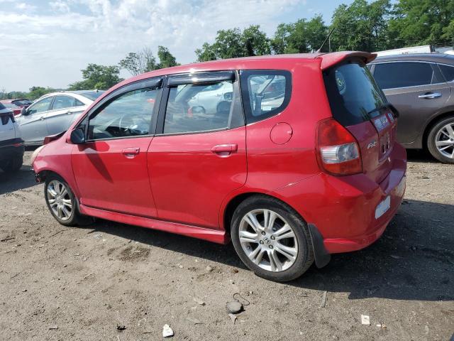 JHMGD38608S064826 - 2008 HONDA FIT SPORT RED photo 2