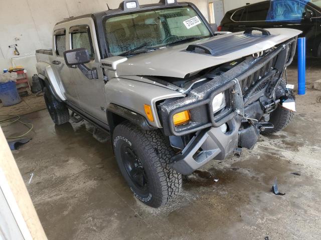 5GNEN13E898126982 - 2009 HUMMER H3T TAN photo 4