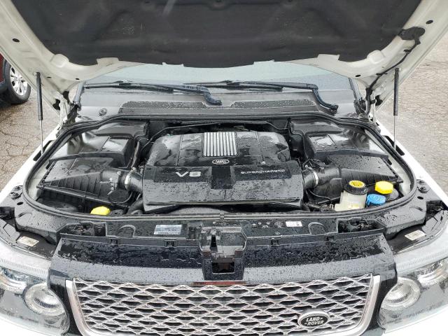 SALSP2E41CA734990 - 2012 LAND ROVER RANGE ROVE AUTOBIOGRAPHY WHITE photo 12