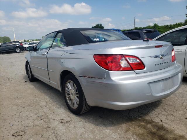 1C3LC45K08N226581 - 2008 CHRYSLER SEBRING SILVER photo 2