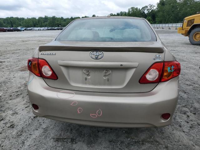 2T1BU40E79C188664 - 2009 TOYOTA COROLLA BASE GOLD photo 6