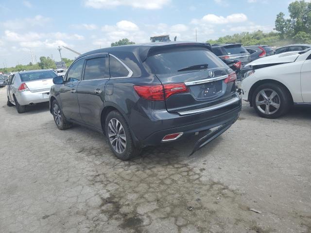 5FRYD4H41GB025697 - 2016 ACURA MDX TECHNOLOGY GRAY photo 2