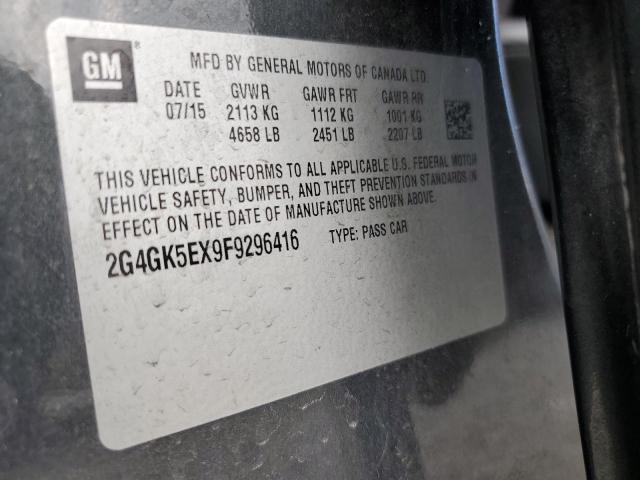 2G4GK5EX9F9296416 - 2015 BUICK REGAL 黑色 照片 12